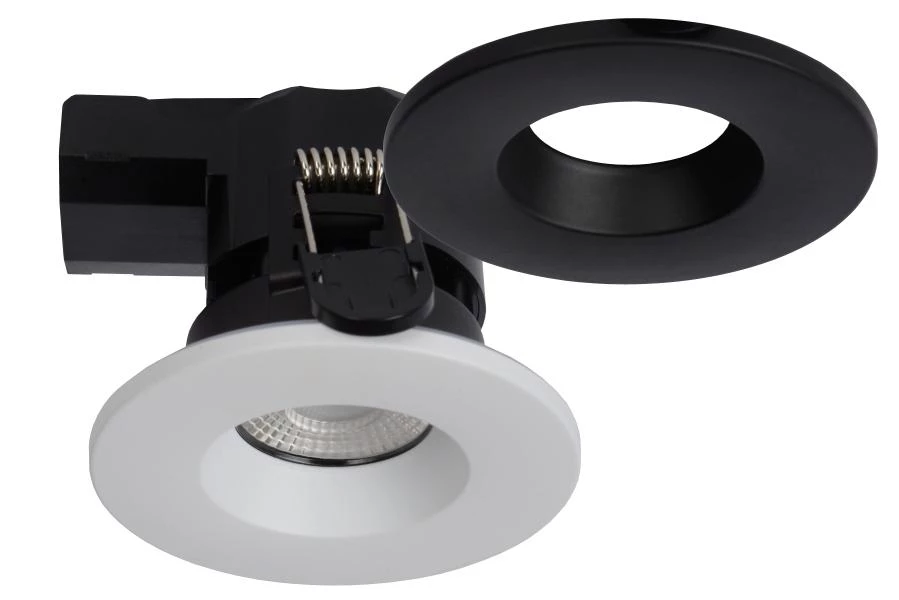 Lucide BINKY LED - Inbouwspot Badkamer - Ø 8,8 cm - LED Dimb. - 1x6,5W 3000K - IP65 - Zwart - detail 3